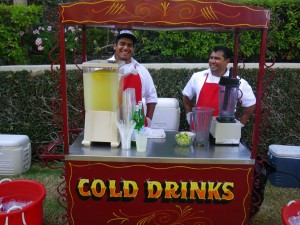 Cold Drinks Cart at Cinco de Mayo Party