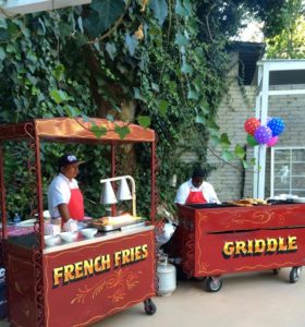 Outdoor Food Cart Party